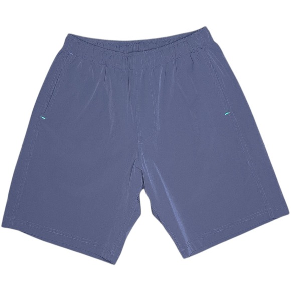 Myles Make Moves Shorts Mens Medium Blue 8" Inseam Standard Nylon Unlined Gym - Picture 1 of 7
